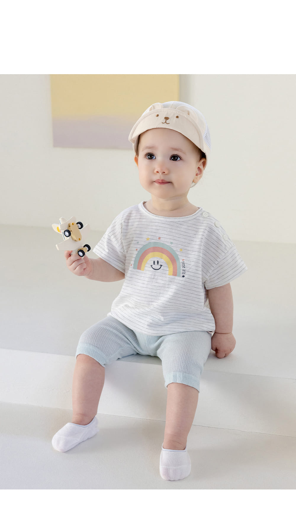 Kids Clara - Korean Baby Fashion - #smilingbaby - Lico Baby Short Leggings