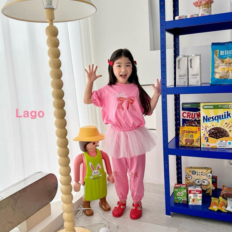 Lago - Korean Children Fashion - #kidzfashiontrend - Stella Puff Tee - 4