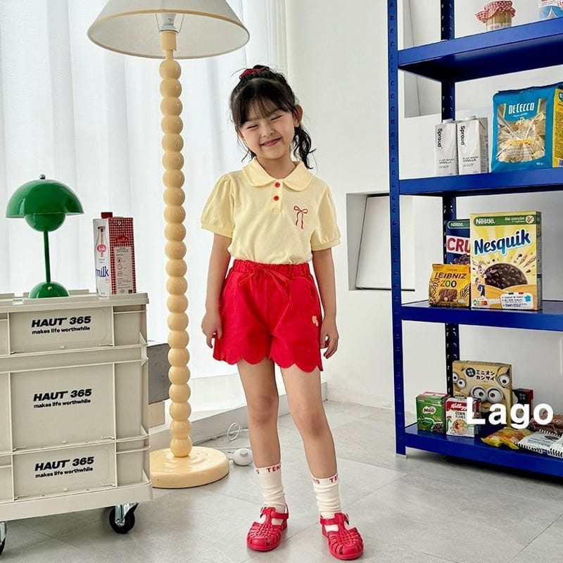 Lago - Korean Children Fashion - #designkidswear - Love Wave Pants - 4