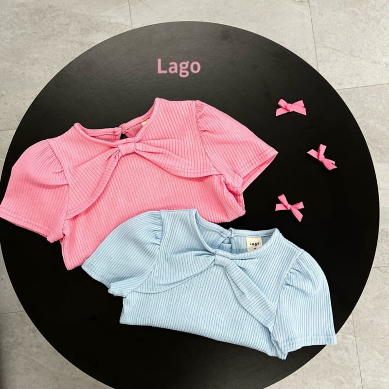 Lago - Korean Children Fashion - #fashionkids - Vov Ribbon Tee