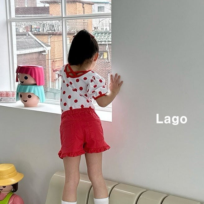 Lago - Korean Children Fashion - #fashionkids - Dot X Tee - 10