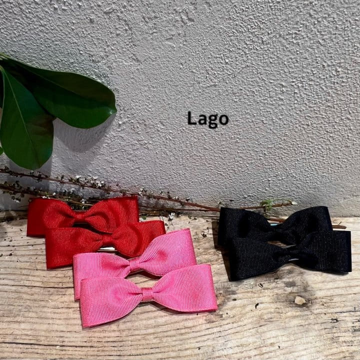 Lago - Korean Children Fashion - #kidsshorts - Tween Ribbon Pin (2ea 1set) - 4