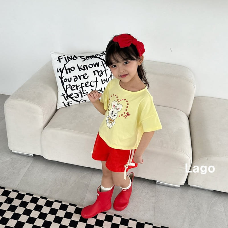 Lago - Korean Children Fashion - #kidzfashiontrend - Ribbon Tape Pants - 5
