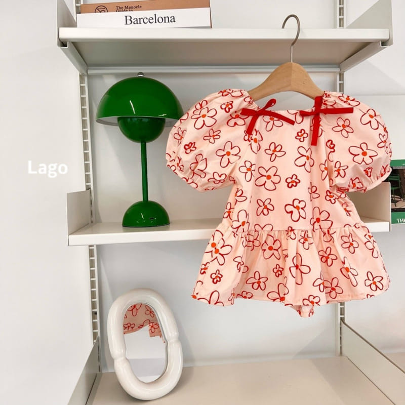 Lago - Korean Children Fashion - #kidzfashiontrend - Pretty Flower Blouse - 2