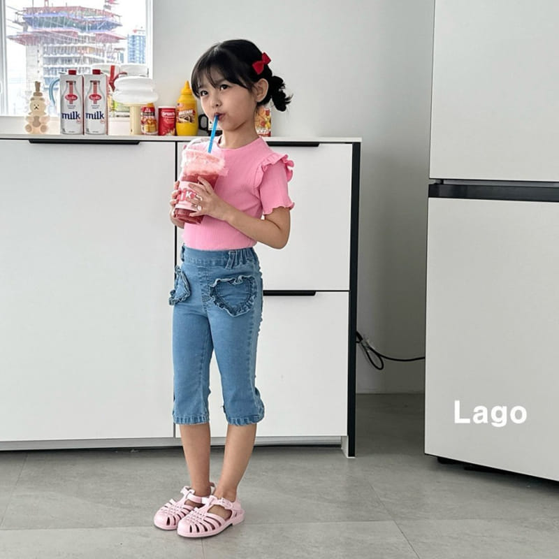 Lago - Korean Children Fashion - #kidzfashiontrend - Reach Heart Wing Tee - 10