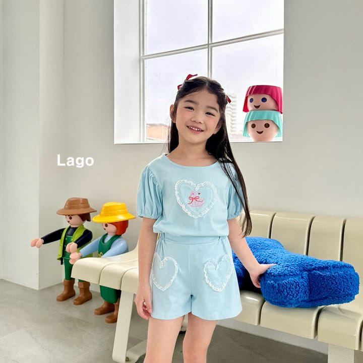 Lago - Korean Children Fashion - #minifashionista - Lovely Swan Top Bottom Set - 8