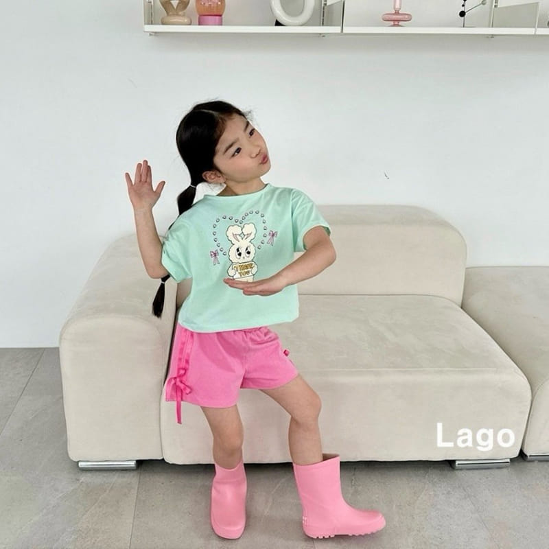 Lago - Korean Children Fashion - #prettylittlegirls - Thank You Bunny Tee - 3