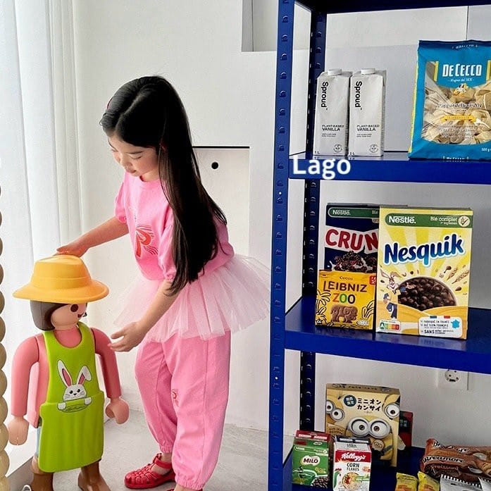Lago - Korean Children Fashion - #todddlerfashion - Stella Puff Tee - 9