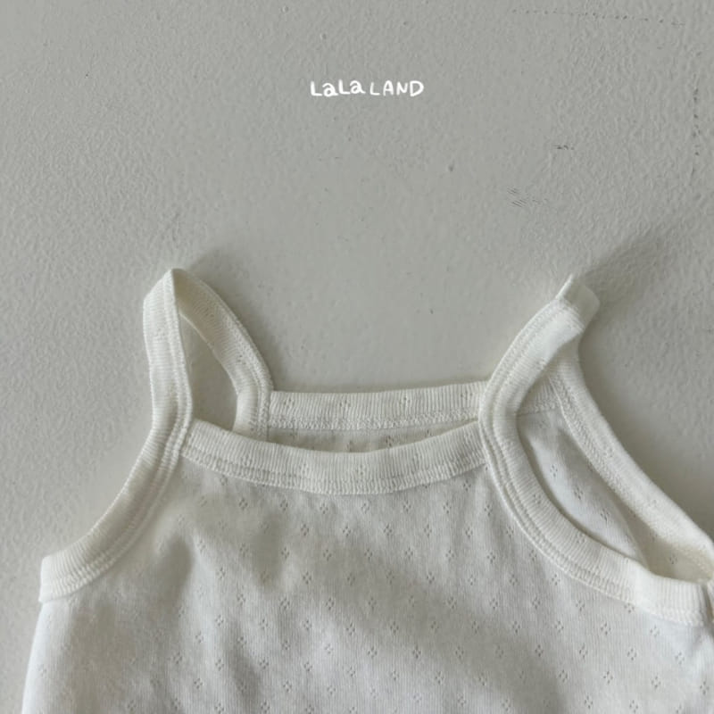 Lalaland - Korean Baby Fashion - #babylifestyle - Bebe Eyelet Sleeveless Tee - 9