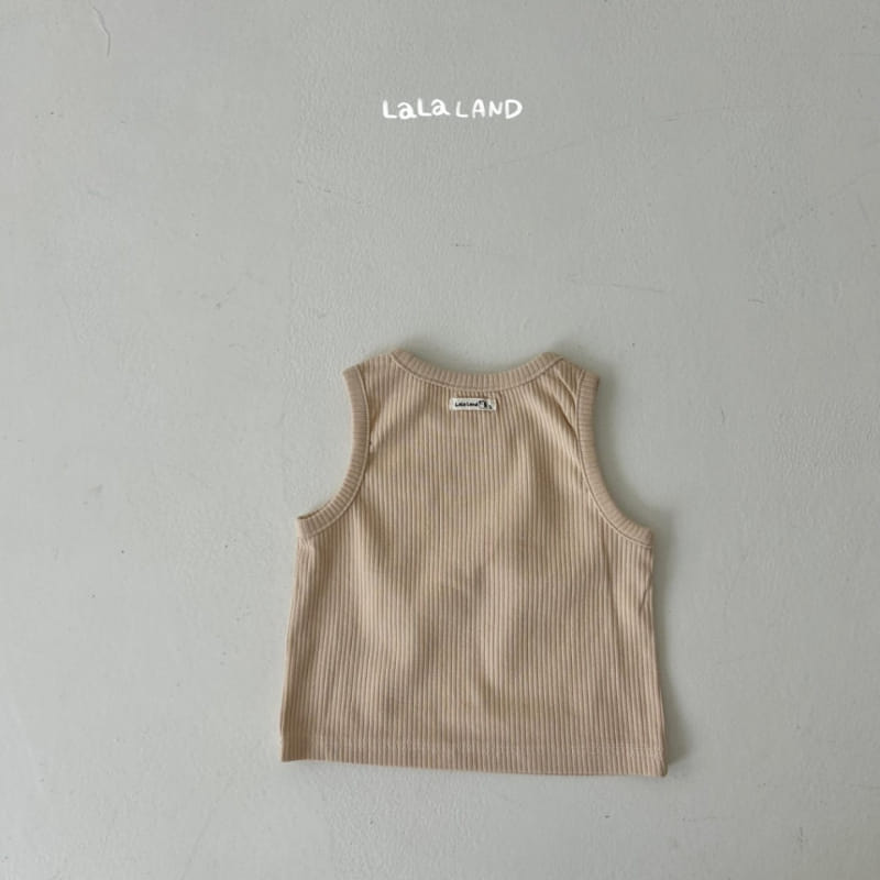 Lalaland - Korean Baby Fashion - #babyoninstagram - Bebe High Rib Sleeveless Tee - 11