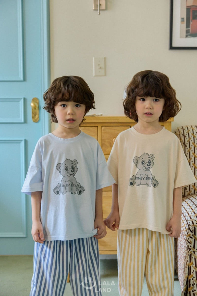 Lalaland - Korean Children Fashion - #childofig - Honey Bear Tee - 10