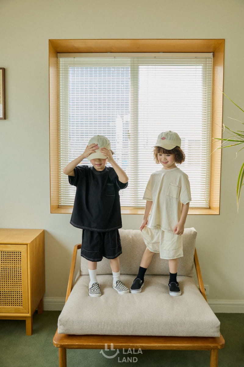 Lalaland - Korean Children Fashion - #designkidswear - Stitch Shorts - 8