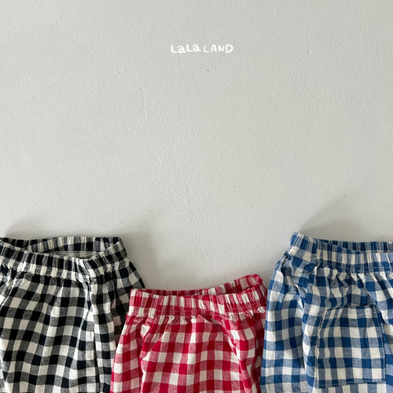 Lalaland - Korean Children Fashion - #fashionkids - Check Shorts - 2