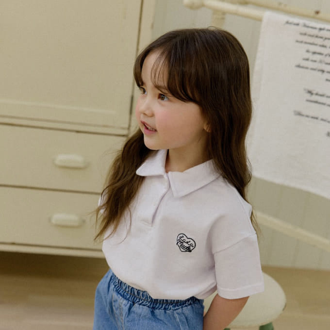 Lalaland - Korean Children Fashion - #magicofchildhood - Made Collar Tee