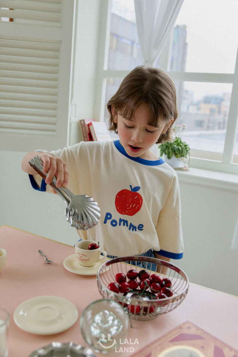Lalaland - Korean Children Fashion - #magicofchildhood - Apple Tee - 8