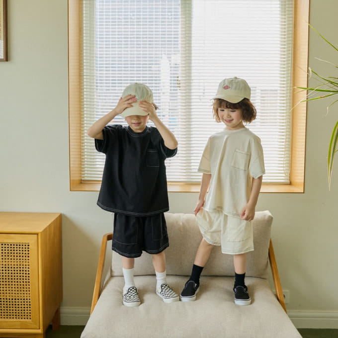 Lalaland - Korean Children Fashion - #minifashionista - Stitch Shorts
