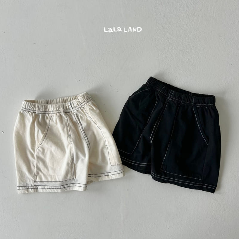 Lalaland - Korean Children Fashion - #prettylittlegirls - Stitch Shorts - 2