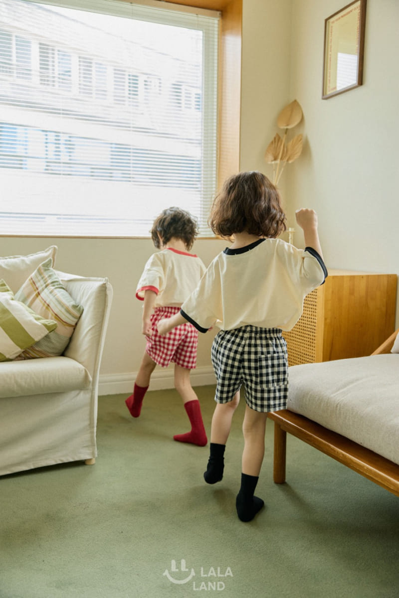 Lalaland - Korean Children Fashion - #prettylittlegirls - Check Shorts - 10