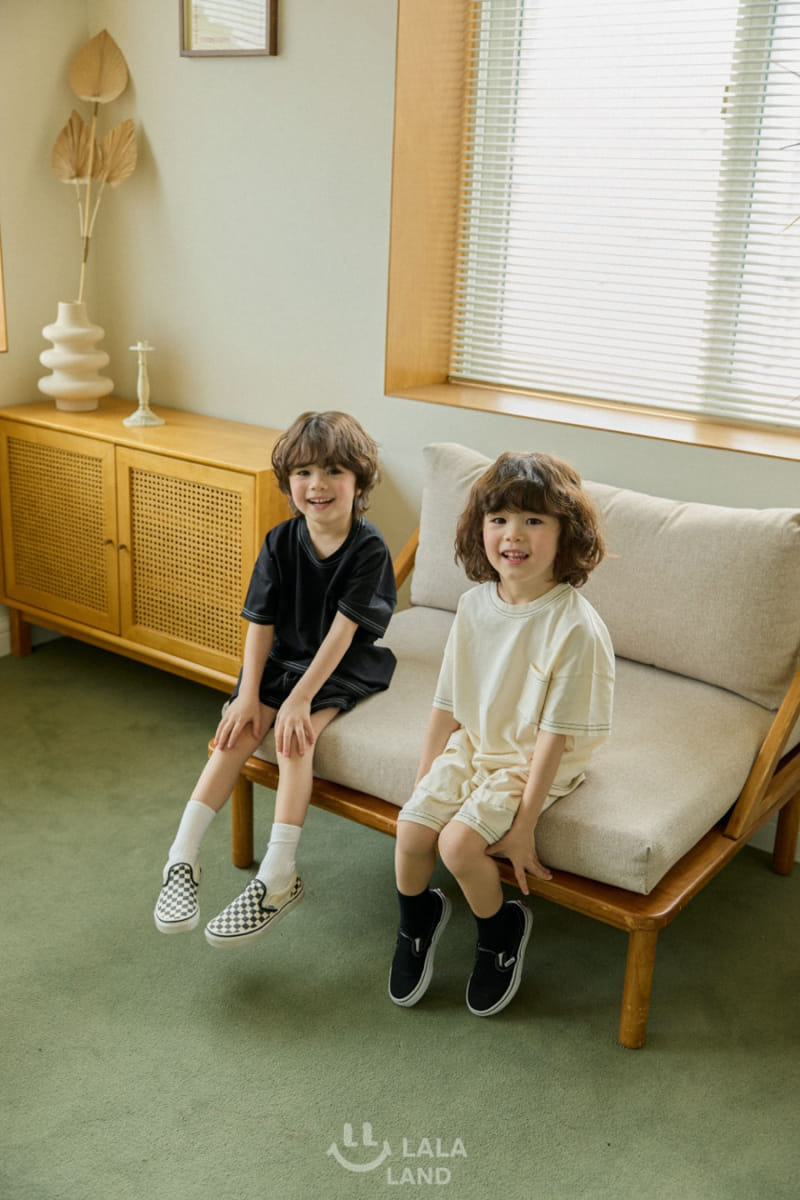 Lalaland - Korean Children Fashion - #todddlerfashion - Stitch Shorts - 4
