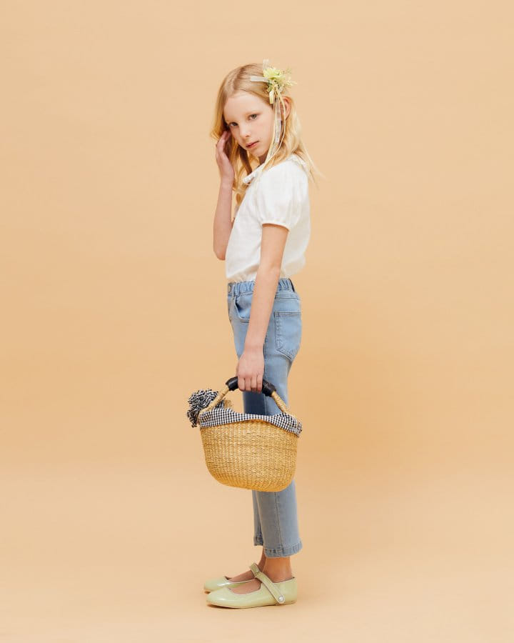 Le Bev - Korean Children Fashion - #Kfashion4kids - Span Denim Boots Cut Pants - 3