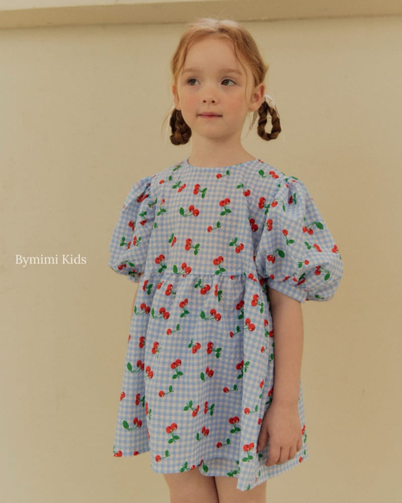 Le Bev - Korean Children Fashion - #childrensboutique - Cherry Check Top Bottom Set - 9