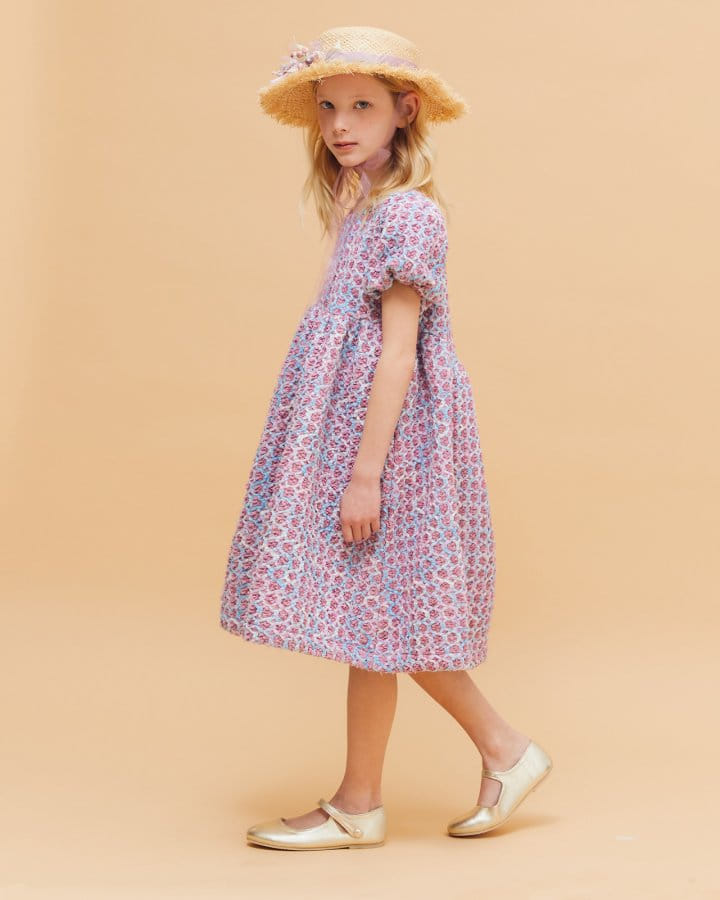 Le Bev - Korean Children Fashion - #discoveringself - Ariel Jacquard One-Piece - 6