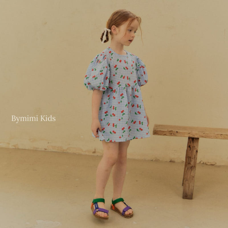 Le Bev - Korean Children Fashion - #littlefashionista - Cherry Check Top Bottom Set