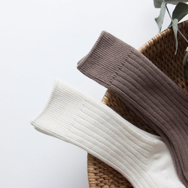Lemonade - Korean Baby Fashion - #babyclothing - Rib Socks  - 4