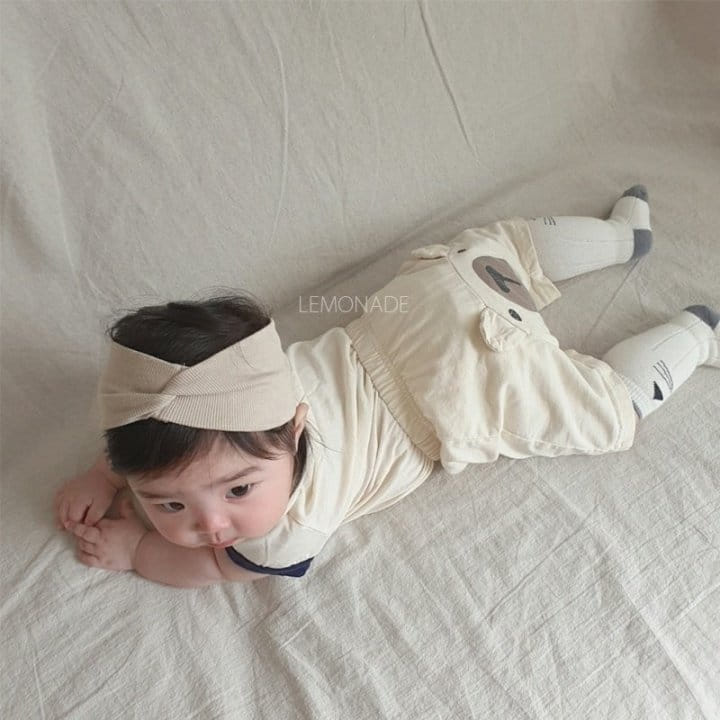 Lemonade - Korean Baby Fashion - #babyootd - Ondal Bear Pants - 10