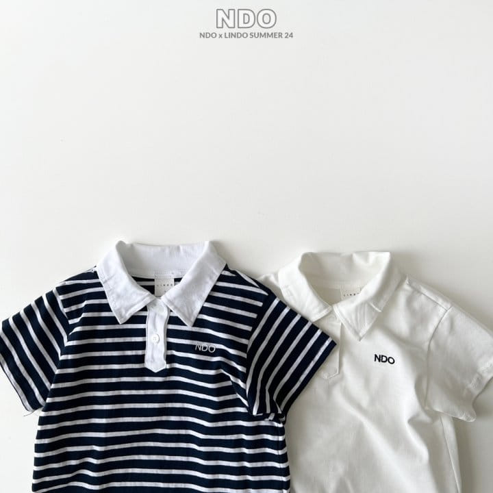 Lindo - Korean Children Fashion - #Kfashion4kids - Collar One-Piece - 2