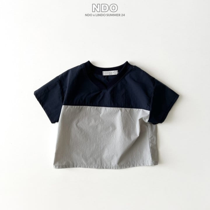 Lindo - Korean Children Fashion - #childofig - Color V Tee - 2