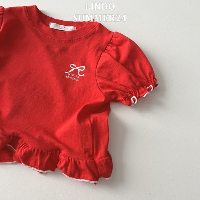 Lindo - Korean Children Fashion - #childrensboutique - Lu Lu Ribbon Tee - 7