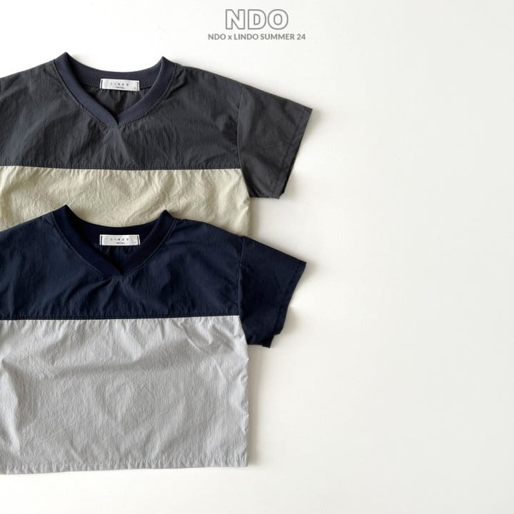 Lindo - Korean Children Fashion - #childrensboutique - Color V Tee - 4