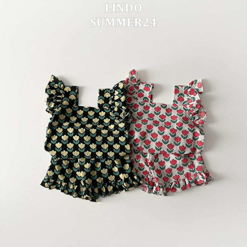 Lindo - Korean Children Fashion - #designkidswear - Tulip Top Bottom Set - 2
