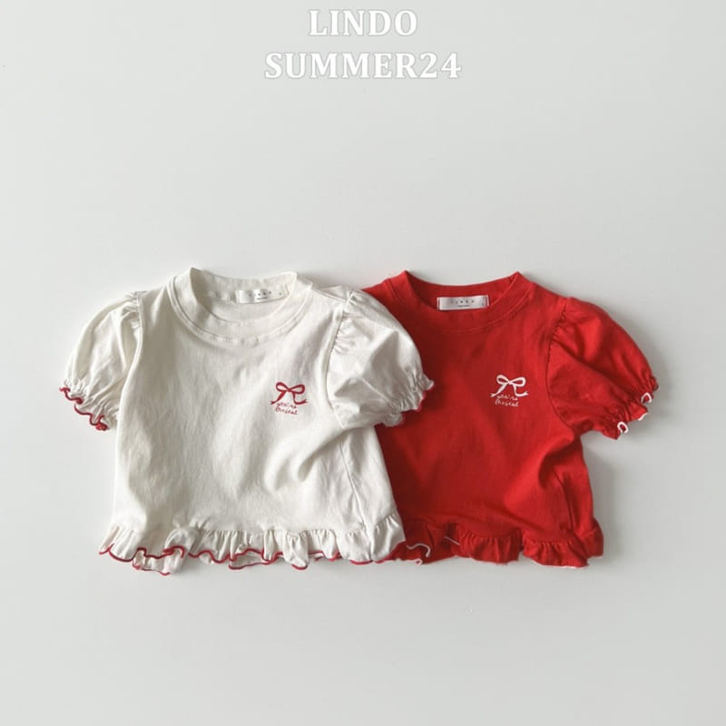 Lindo - Korean Children Fashion - #prettylittlegirls - Lu Lu Ribbon Tee - 2