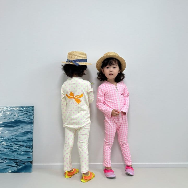 Little Rabbit - Korean Children Fashion - #childofig - Ribbon Rash Guard - 6