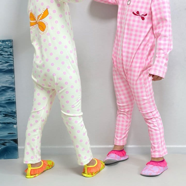 Little Rabbit - Korean Children Fashion - #fashionkids - Ribbon Rash Guard - 10