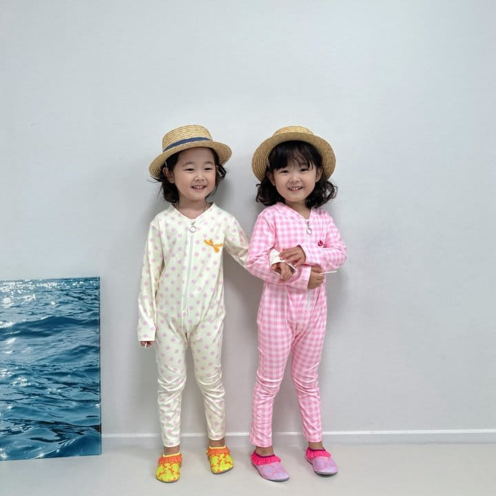 Little Rabbit - Korean Children Fashion - #todddlerfashion - Ribbon Rash Guard - 3