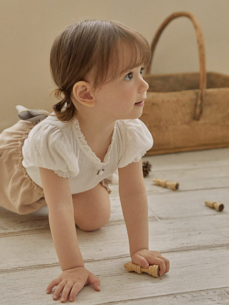 Lolobole - Korean Children Fashion - #Kfashion4kids - Eyelet Flower Tee - 8