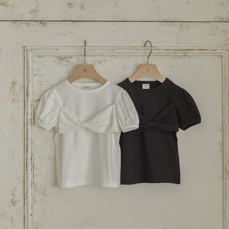 Lolobole - Korean Children Fashion - #Kfashion4kids - Puff Ribbon Tee - 2
