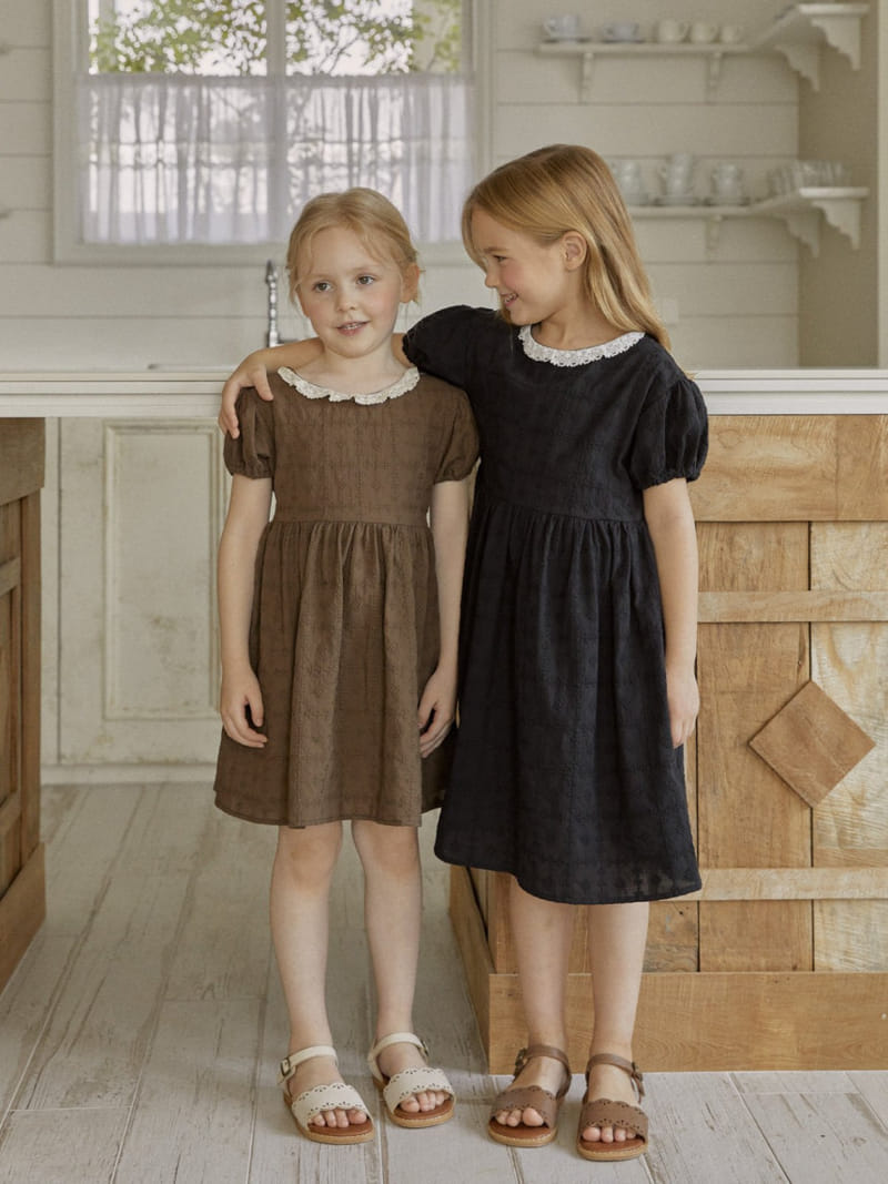 Lolobole - Korean Children Fashion - #Kfashion4kids - Mocha One-Piece - 6