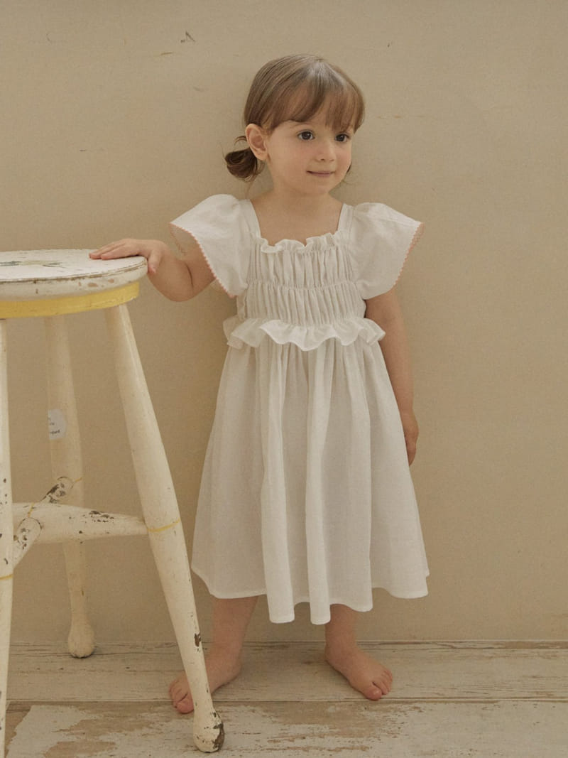 Lolobole - Korean Children Fashion - #childofig - Cinnamon Smoke One-Piece - 5