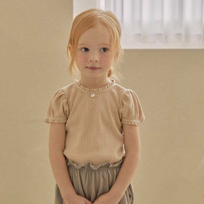 Lolobole - Korean Children Fashion - #childrensboutique - Eyelet Flower Tee