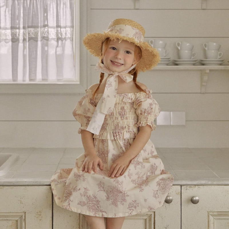 Lolobole - Korean Children Fashion - #fashionkids - Isabel Smoke One-Piece