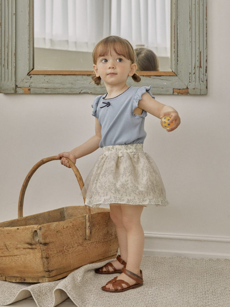 Lolobole - Korean Children Fashion - #kidsshorts - Double Wing Tee - 4