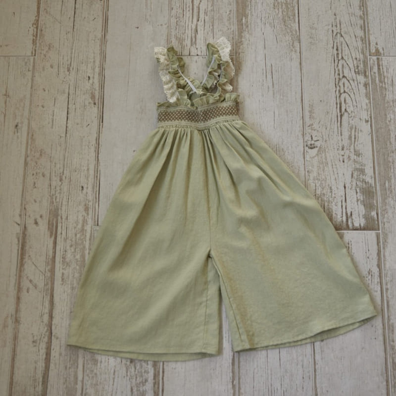 Lolobole - Korean Children Fashion - #kidzfashiontrend - Anne Smoke Jumpsuit - 2