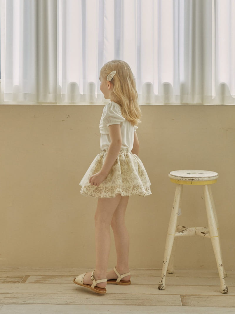 Lolobole - Korean Children Fashion - #littlefashionista - Puff Ribbon Tee - 3