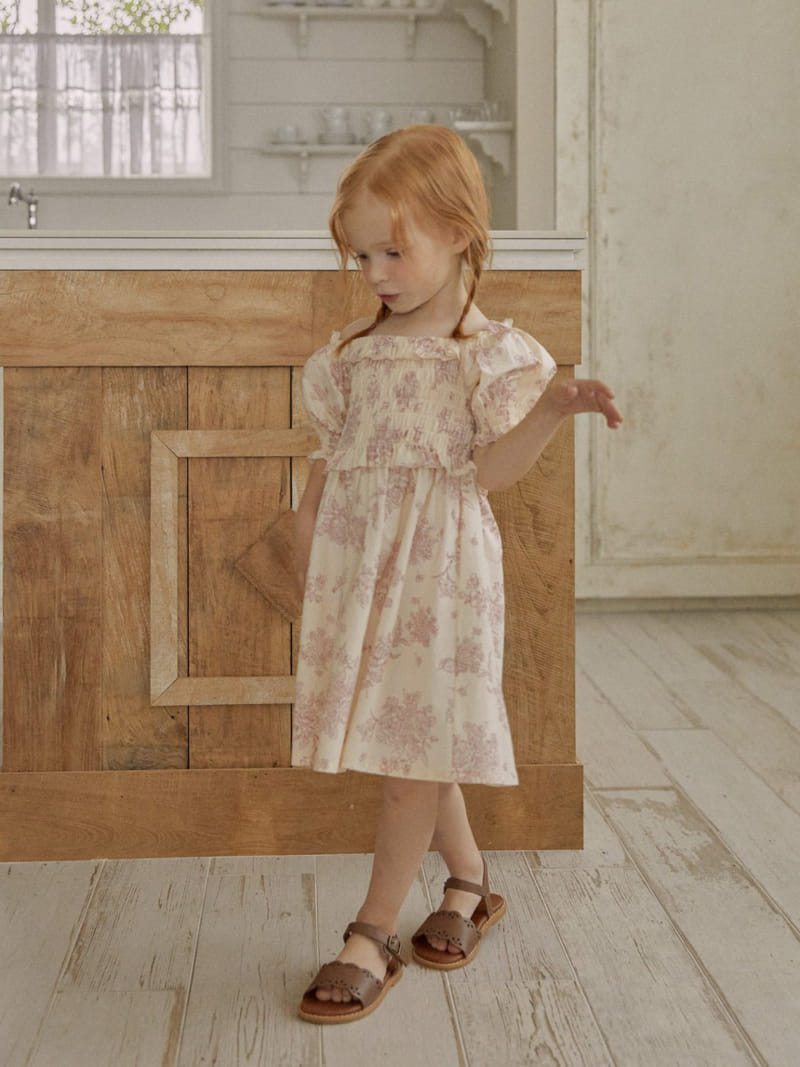 Lolobole - Korean Children Fashion - #magicofchildhood - Isabel Smoke One-Piece - 7