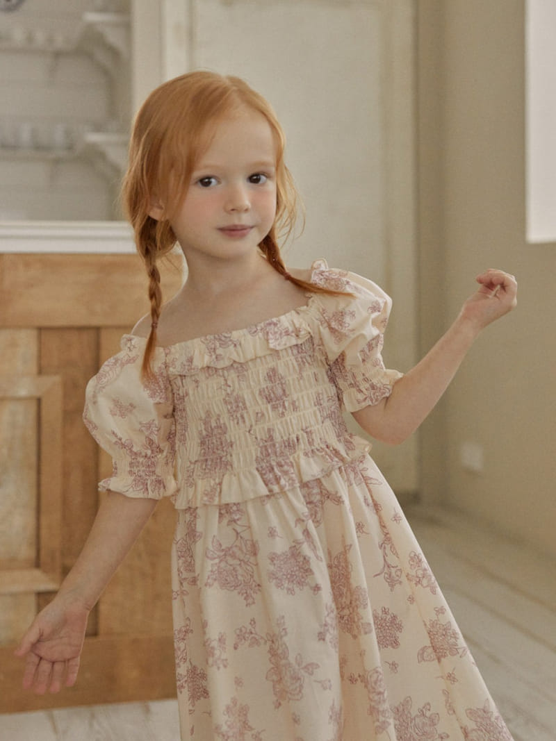 Lolobole - Korean Children Fashion - #minifashionista - Isabel Smoke One-Piece - 8