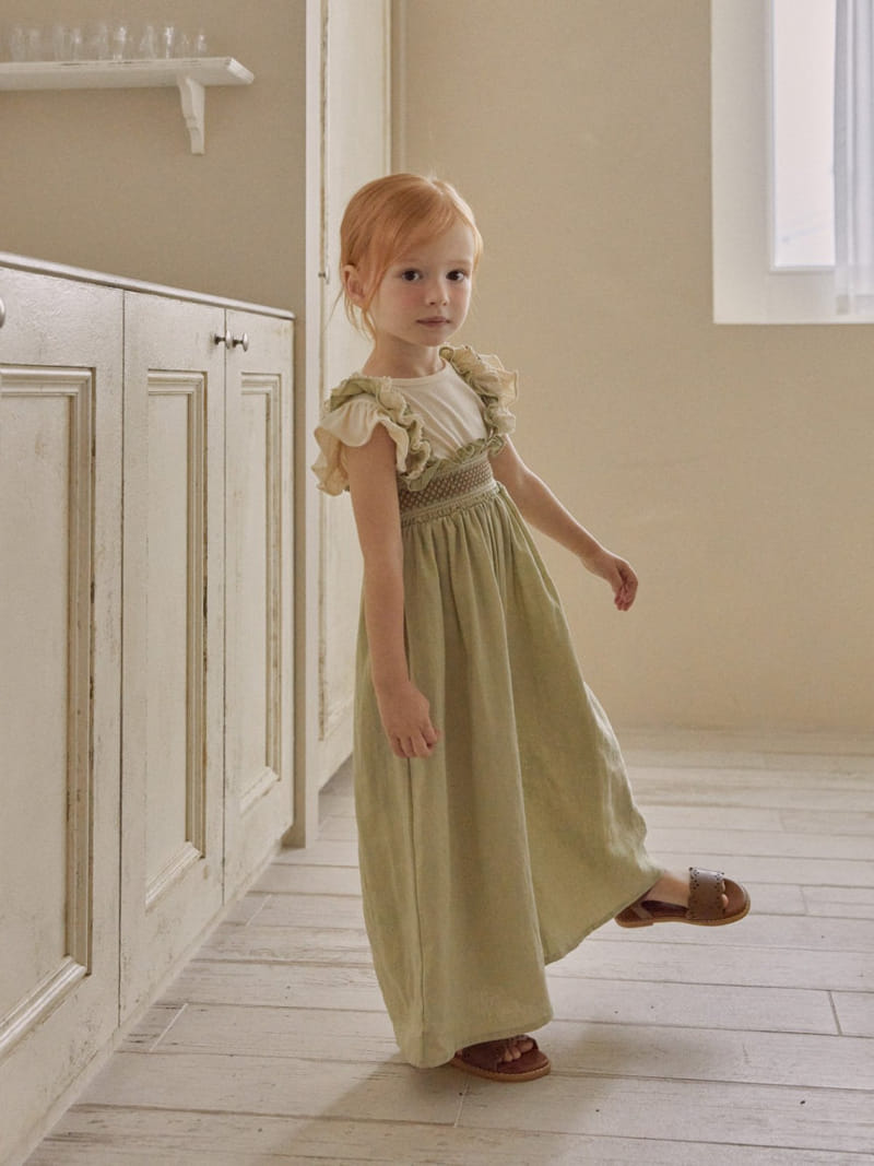 Lolobole - Korean Children Fashion - #minifashionista - Anne Smoke Jumpsuit - 6